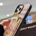 Burberry バーバリーハイブランドiphone14pro/16 15plusカバー韓国風iphone16/14/13/15pro maxケースレディース斜め掛けiphone15 plus14 16 pro maxケースブランドコピーメンズハイブランドアイフォン16 15 14ケーストランク型