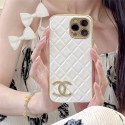 Chanel シャネルハイブランドiphone14pro/16 15plusカバー人気アイフォン14pro max/16 15 proケース韓国風iphone16/14/13/15pro maxケースレディース斜め掛けブランド携帯ケースiphone 16 15 pro max 14pro/13 pro maxケース手帳型