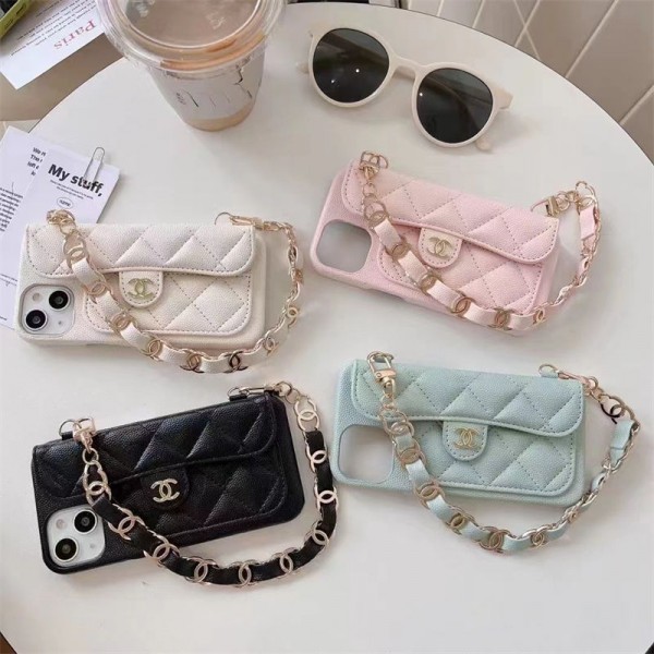 Chanel シャネルハイブランドiphone14pro/16 15plusカバー韓国風iphone16/14/13/15pro maxケースレディース斜め掛けアイフォン16 15/14/13/ 12 pro maxケースパロディーハイブランドアイフォン16 15 14ケーストランク型