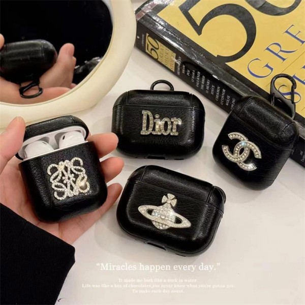 Chanel シャネルハイブランドairpods 4 3 2ケースブランドエアーポッズ プロ2ケース落下防止airpods 3 4 pro2ケースハイブランドコピーファッションブランドAirpods Pro2ケース