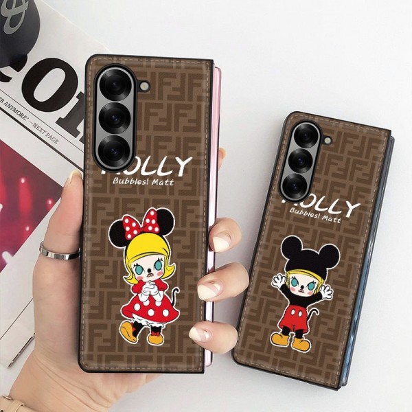 Fendi フェンディgalaxy zflip4 5 6ケースブランドハイブランドギャラクシー z フリップ5 4 6ケースブランドGalaxy z flip5 6カバー高品質手帳型Galaxy Zflip4 5 6ケースブランド