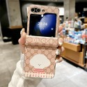 Gucci グッチ人気Galaxy Z flip6 fold6ケース ブランドギャラクシーZ フォールド6 5 4 3 2ケースブランドGalaxy z flip5 6カバー高品質手帳型Galaxy Zflip4 5 6ケースブランド