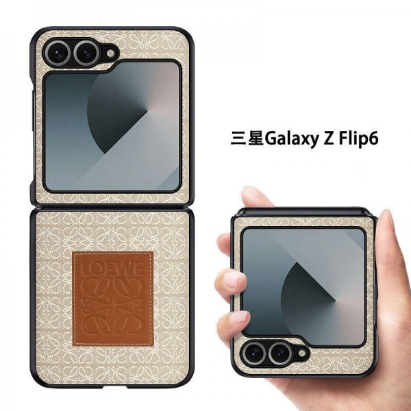 LOEWE ロエベgalaxy z flip6 fold6ケースブランドgalaxy z fold6 5 4 3 2ケースハイブランド男女galaxy z flip5 4 6ケースブランドGalaxy z flip5 6カバー高品質