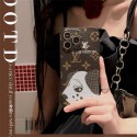 Lv ルイヴィトンiphone14 16 pro 15 plusケースブランドカード入れ韓国風iphone16/14/13/15pro maxケースレディース斜め掛けアイフォン16 15/14/13/ 12 pro maxケースパロディーハイブランドアイフォン16 15 14ケーストランク型