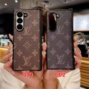 Lv ルイヴィトン人気Galaxy z flip6 fold6ケース革製galaxy z fold6 5 4 3 2ケースハイブランド男女galaxy z flip5 4 6ケースブランドGalaxy z flip5 6カバー高品質