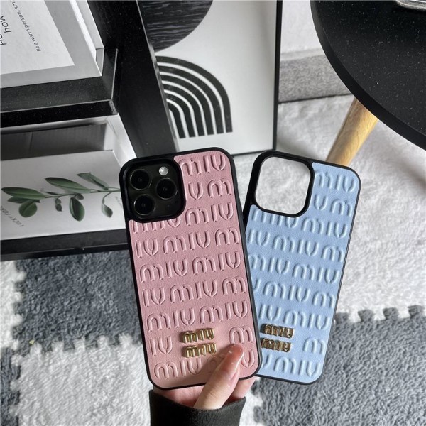 ミュウミュウ MiuMiu iphone14 16 pro 15 plusケースブランドカード入れ韓国風iphone16/14/13/15pro maxケースレディース斜め掛けアイフォン16 15/14/13/ 12 pro maxケースパロディーブランド携帯ケースiphone 16 15 pro max 14pro/13 pro maxケース手帳型