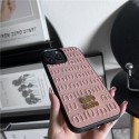 ミュウミュウ MiuMiu iphone14 16 pro 15 plusケースブランドカード入れ韓国風iphone16/14/13/15pro maxケースレディース斜め掛けアイフォン16 15/14/13/ 12 pro maxケースパロディーブランド携帯ケースiphone 16 15 pro max 14pro/13 pro maxケース手帳型