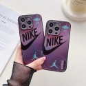 Nike ナイキ Jordan ジョーダンiphone14 15 pro maxケースブランドカード入れハイブランドiphone14pro/14 15plusカバー人気アイフォン14pro max/13 15 proケース韓国風iphone14/13/13pro maxケースレディース斜め掛け