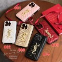 Ysl イブサンローランiphone14 16 pro 15 plusケースブランドカード入れ人気アイフォン14pro max/16 15 proケースアイフォン16 15/14/13/ 12 pro maxケースパロディーブランド携帯ケースiphone 16 15 pro max 14pro/13 pro maxケース手帳型