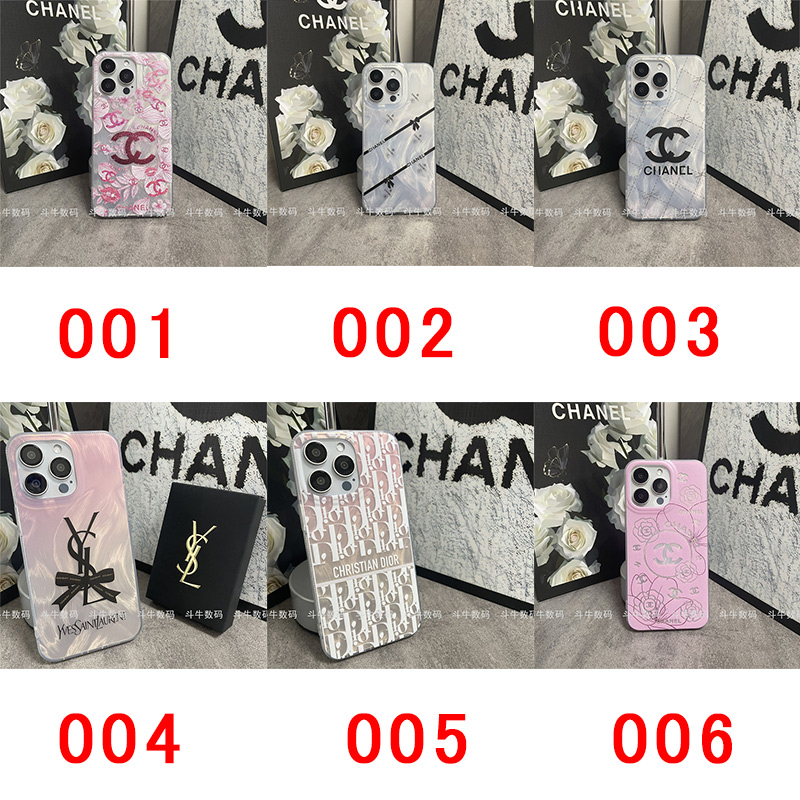 Chanel シャネル ディオール Dior イブサンローラン Ysl ハイブランドiphone14pro/16 15plusカバー韓国風