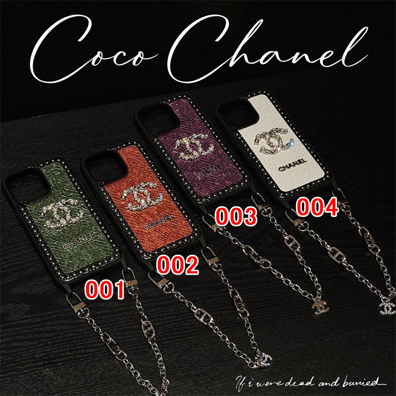 Chanel シャネルiphone14 16 pro 15 plusケースブランドカード入れハイブランド