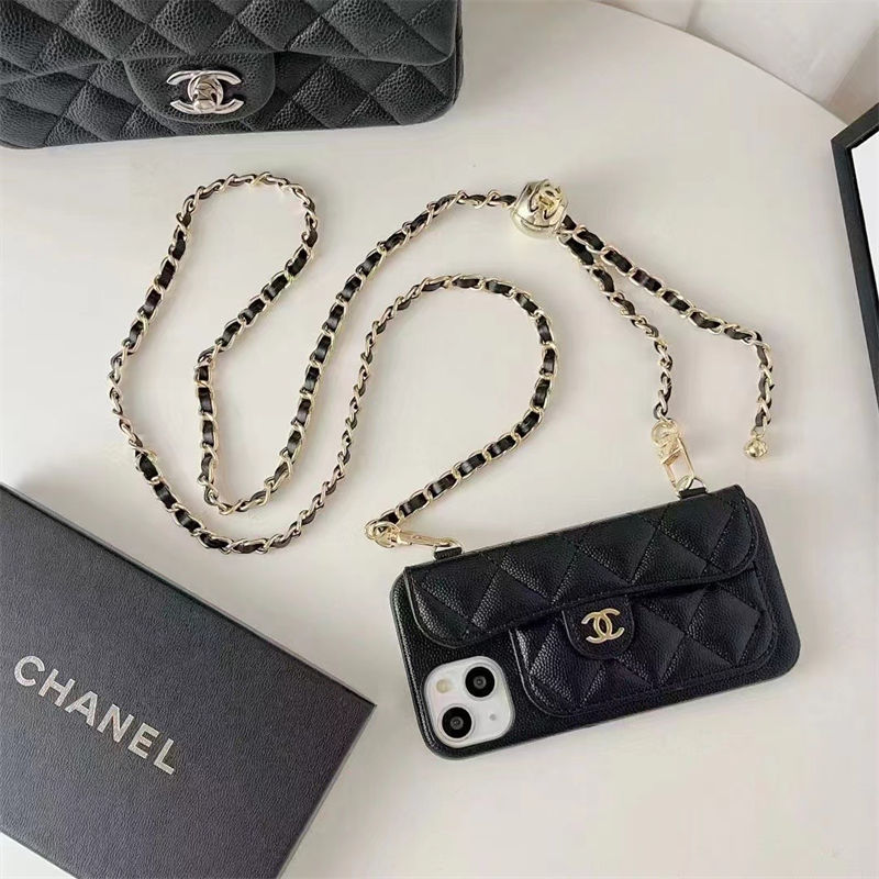 Chanel シャネルiphone16 pro max 15 plusケースブランドカード入れハイブランドi