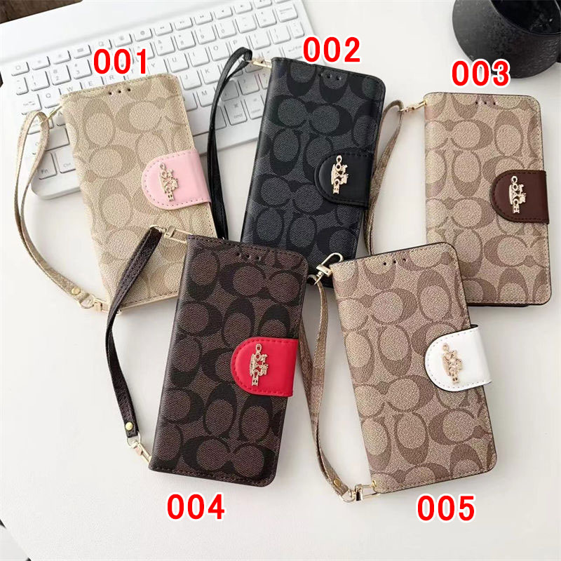 Coach コーチiphone14 16 pro 15 plusケースブランドカード入れハイブランドiphone14pro/16 15plusカバー