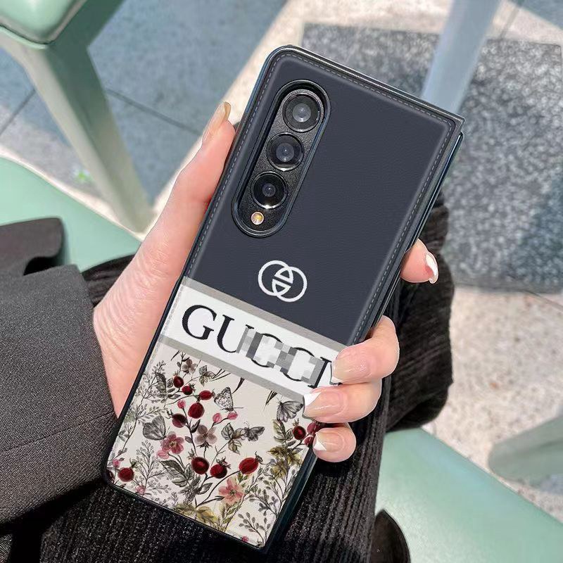 Gucci グッチgalaxy zflip4 5ケースブランドgalaxy zfold5 4 3 2ケースハイブランド男女galaxy z flip5ケース手帳型