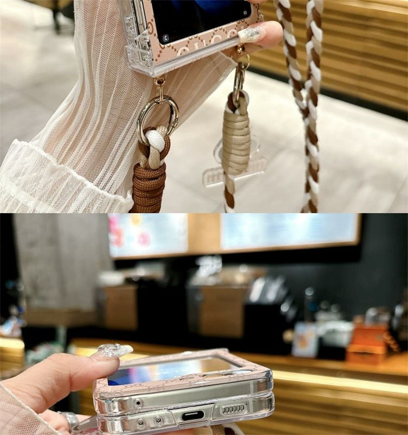 Gucci グッチgalaxy z flip6 fold6ケースブランドgalaxy z fold6 5 4 3 2ケース