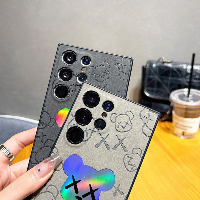 Kaws カウズ手帳型バッグ型samsung s24 S23 Ultra SC-52D s23 s24 plus SC-51Eケース