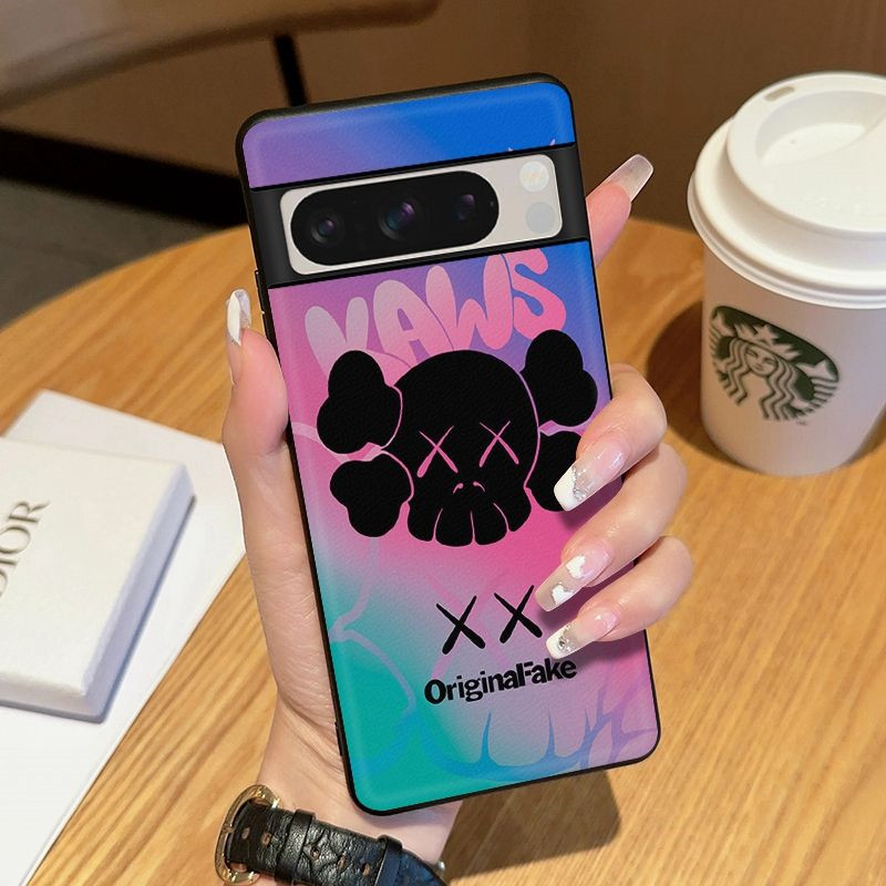 Kaws カウズ グーグル ピクセル 7a 8a 8プロケースメンズレディースGoogle Pixel 9 8 pro 8a愛用ブランドケース