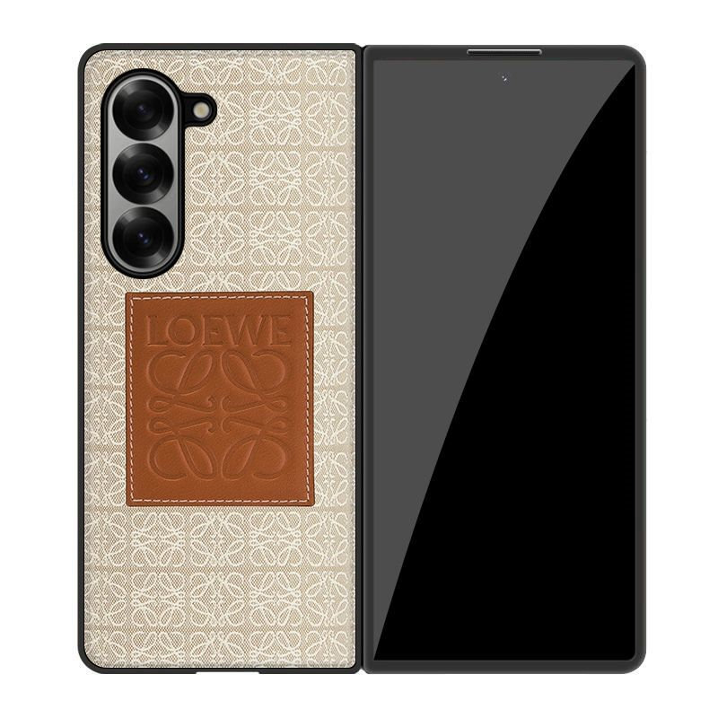 LOEWE ロエベ人気Galaxy Z fold4 5 6ケース革製galaxy z fold6 5 4 3 2ケースハイブランドハイブランドギャラクシー z フリップ5 4 6ケース