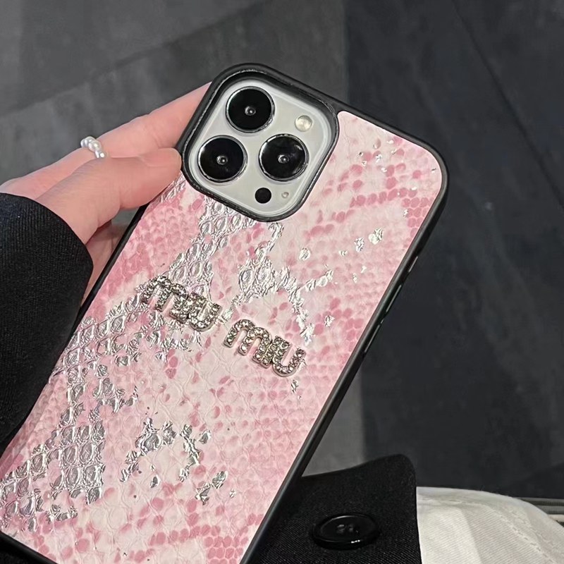 ミュウミュウ MiuMiuiphone14 15 pro 15 plusケース