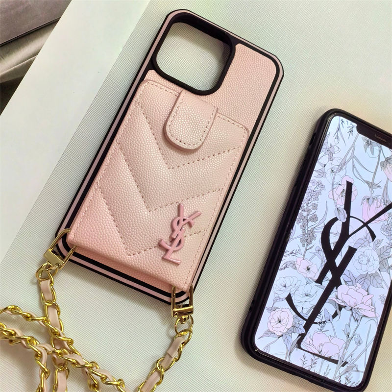 Ysl イブサンローランiphone14 16 pro 15 plusケースブランドカード入れ人気アイフォン14pro max/16 15 proケース手帳型